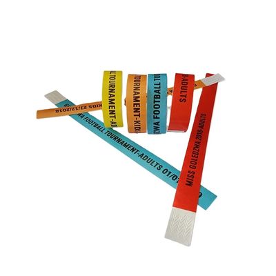 Logotipo personalizado Negro Una vez impermeable Adesivo Papel de Niño Pulseras Regalo personalizado