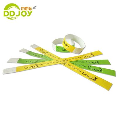 Logotipo personalizado Negro Una vez impermeable Adesivo Papel de Niño Pulseras Regalo personalizado