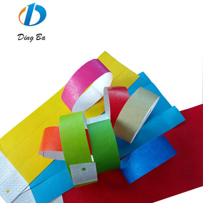 3/4 pulgadas Plain No Logotipo Pulseras de papel Tyvek Muñeca Esencial Brazaletes Tipo de joyería