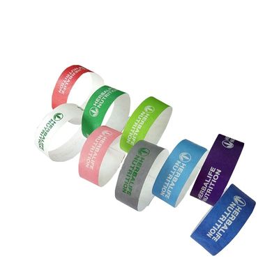 Destino Eventos y festivales de usuarios finales Pulseras Tyvek personalizadas para parques/clubs/fiestas