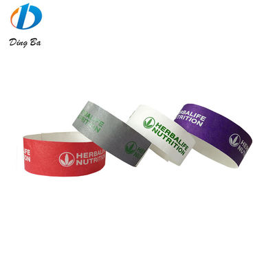 Destino Eventos y festivales de usuarios finales Pulseras Tyvek personalizadas para parques/clubs/fiestas