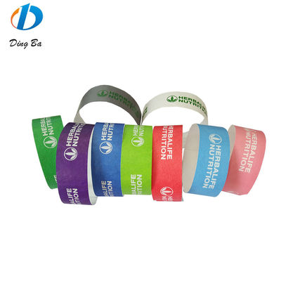 DDJOY impermeable tirable Tyvek Papel Event Pulseras 15 colores para que coincida con su tema