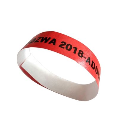 Pulsera Tyvek personalizada para eventos especiales 250*25mm/250*19mm Diseños personalizados