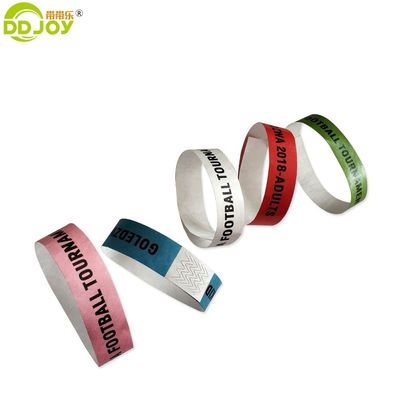 Pulsera Tyvek personalizada para eventos especiales 250*25mm/250*19mm Diseños personalizados