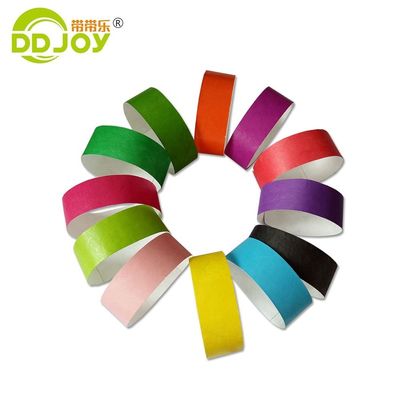 Logotipo personalizado Polsera de papel de Tyvek impermeable para decoración navideña e interior