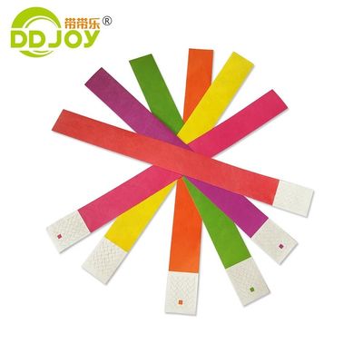 Logotipo personalizado Polsera de papel de Tyvek impermeable para decoración navideña e interior