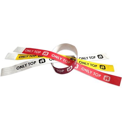Cartas personalizadas Temática Tyvek Papel de muñeca para la seguridad del evento y la identificación