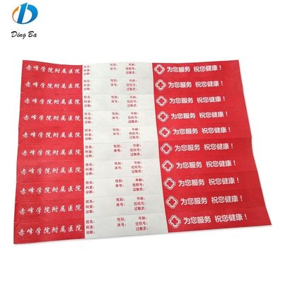 Pulsera impermeable de Tyvek personalizada para eventos, fiestas y bodas OEM personalizada