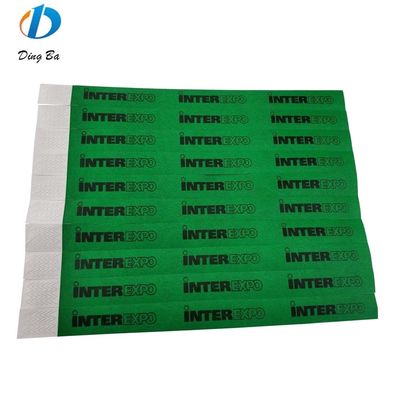 Pulsera impermeable de Tyvek personalizada para eventos, fiestas y bodas OEM personalizada